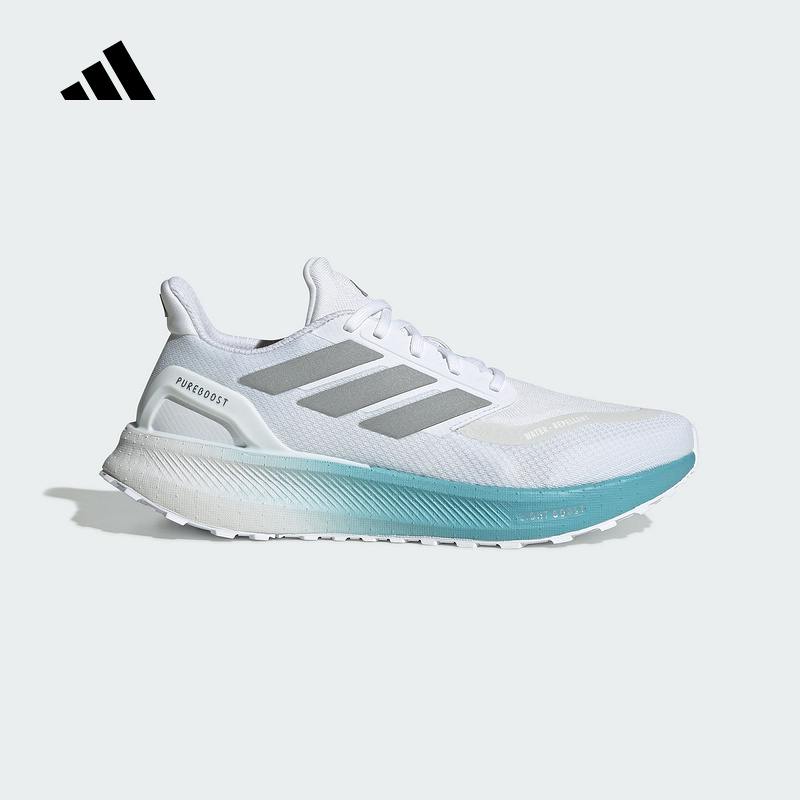 阿迪达斯2024冬季新款女鞋PUREBOOST 5网面缓震运动跑步鞋JR7674