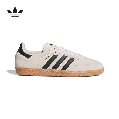 adidas阿迪达斯三叶草T头鞋德训鞋春中性SAMBA ADV滑板鞋 JR7108