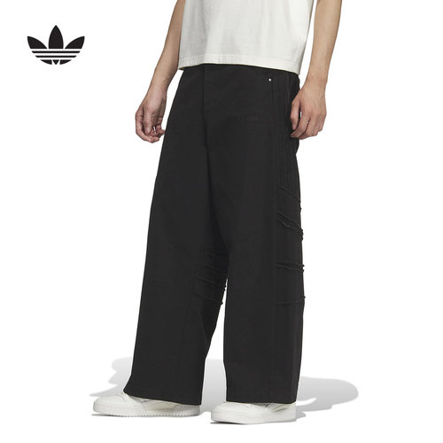 adidas阿迪达斯三叶草Santiago做旧运动裤2026春男梭织长裤KR2614