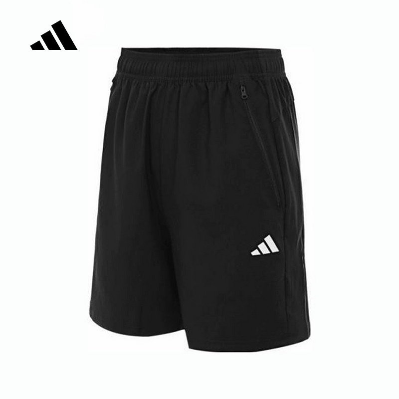 adidas阿迪达斯五分裤中裤2025春男篮球运动跑步梭织短裤 JY8578