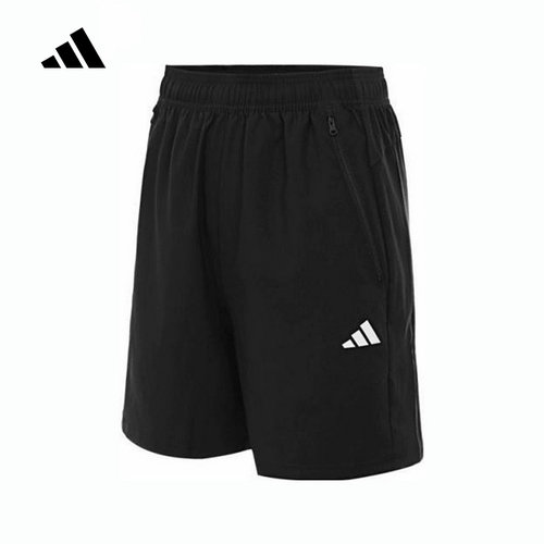 adidas阿迪达斯五分裤中裤2025春男篮球运动跑步梭织短裤 JY8578
