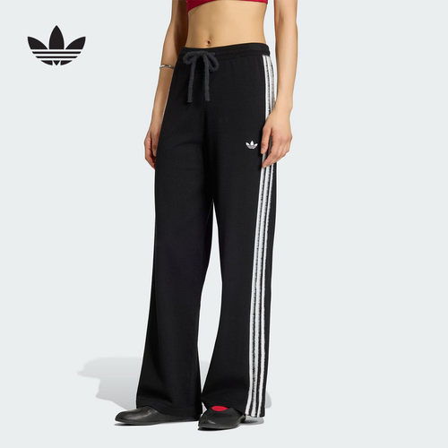 adidas阿迪达斯三叶草美式运动裤2026秋女Firebird针织长裤KS9363