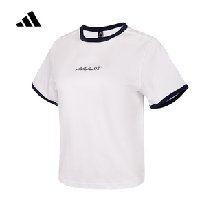阿迪达斯 (adidas)|(新品)2025夏女短袖T恤 JM8805