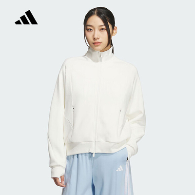 adidas阿迪达斯女子W LOOSE JKT 立领运动健身夹克外套KF2541