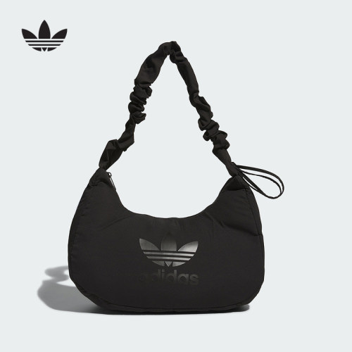 adidas阿迪达斯三叶草包包2024新款云朵包女子单肩包JP0145