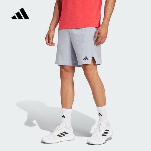 adidas阿迪达斯速干梭织健身短裤AEROREADY运动干爽五分裤JP0924