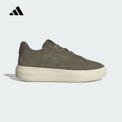 adidas阿迪达斯网球板鞋2025冬男ACESMASH街头风运动鞋 JQ3078