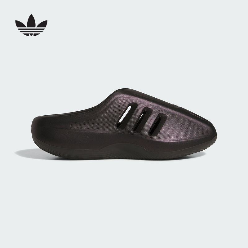 adidas阿迪达斯三叶草穆勒鞋2025秋男女凉鞋一脚蹬MULE拖鞋JQ2653
