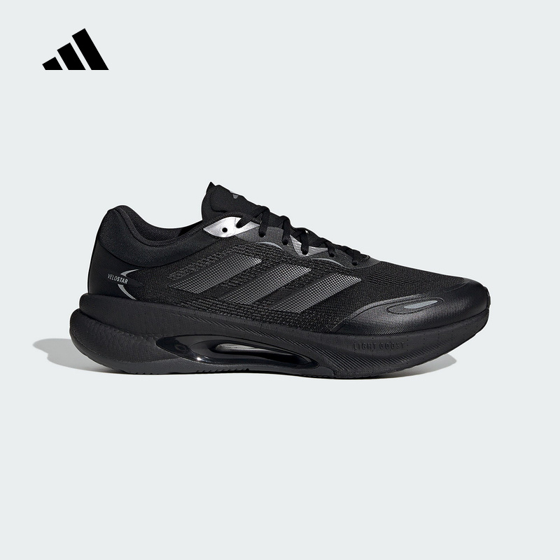 adidas阿迪达斯「驰步」2025冬VELOSTAR男女缓震跑步运动鞋HQ7296