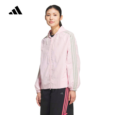 阿迪达斯 （adidas）|（新款）2026春女梭织夹克 KR7603