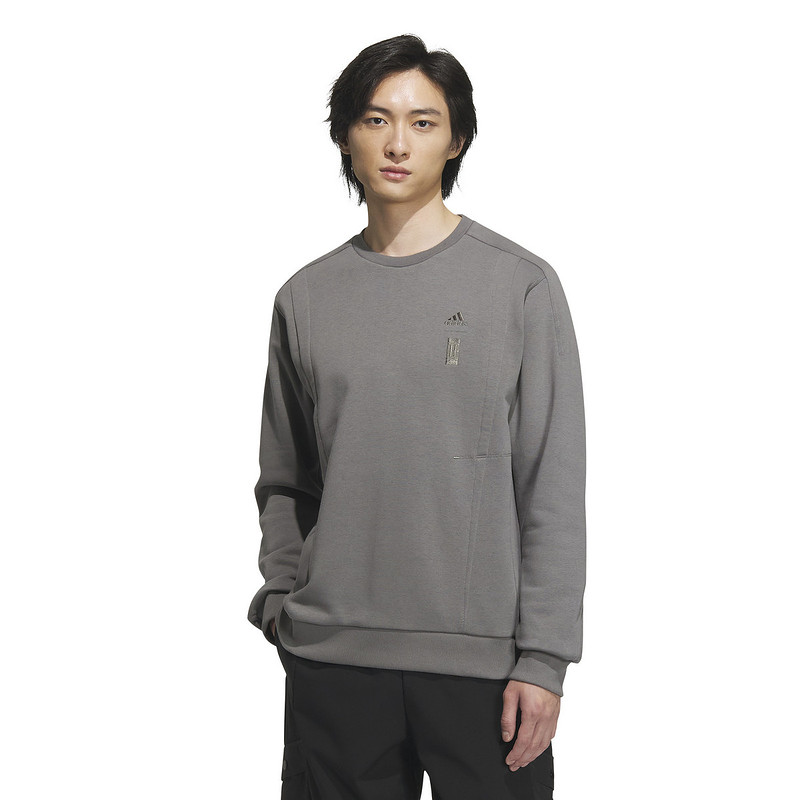 Adidas阿迪达斯春秋男简约休闲运动舒适保暖卫衣套头衫IX4294