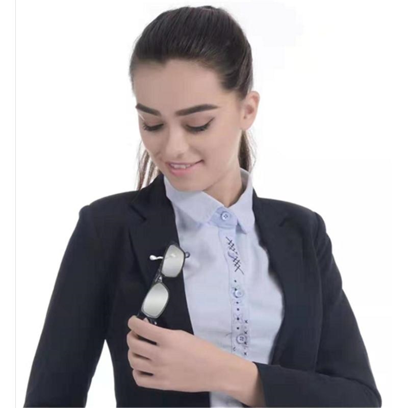 耳线夹耳机夹磁性眼镜支架携带架方便创意工号牌衣领磁吸创意