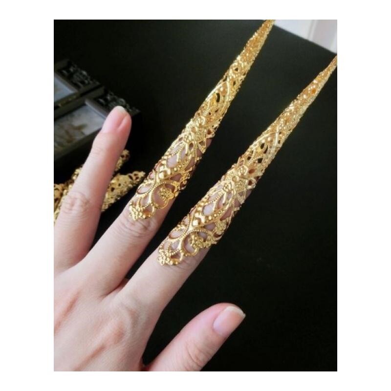 甲套古风宫廷护甲金色假指甲套甲装饰皇后古代电视剧慈禧太后同款