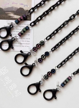 挂脖墨镜装饰挂绳链粗链韩国镜链