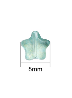 幻彩五角星小吊坠手工玻璃diy手