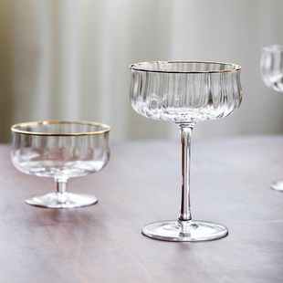 米立风物ins甜杯创意个性家用冰淇淋杯子网红布丁碗玻璃高脚杯