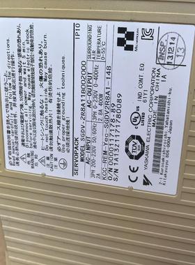 安川  SGDV-2R8A01AB，伺服驱动器，400W，拆~议价