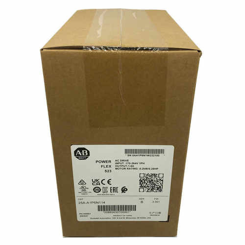 25A-A1P6N114罗克韦尔ABPowerFlex523变频器全新现货25AA1P6N114~