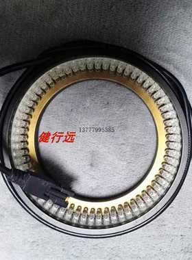机器视觉蓝色环形光源RI10080-B DC24V蓝色环形光源外径100内径73