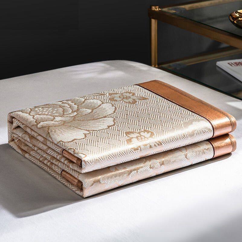 凉席夏季可折叠便携式家用冰丝席单人双人床学生宿舍上下铺草席子