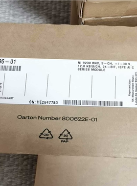 NI 9230 PN：784396-01  新到~议价