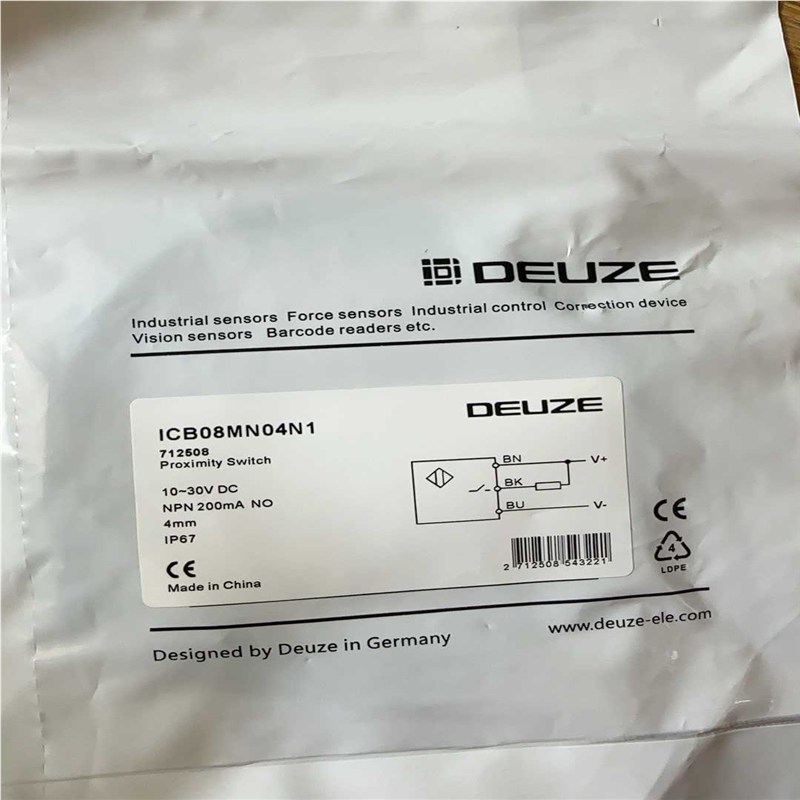 议价DEUZE兹ICB08MN04N1接近开关，数量40