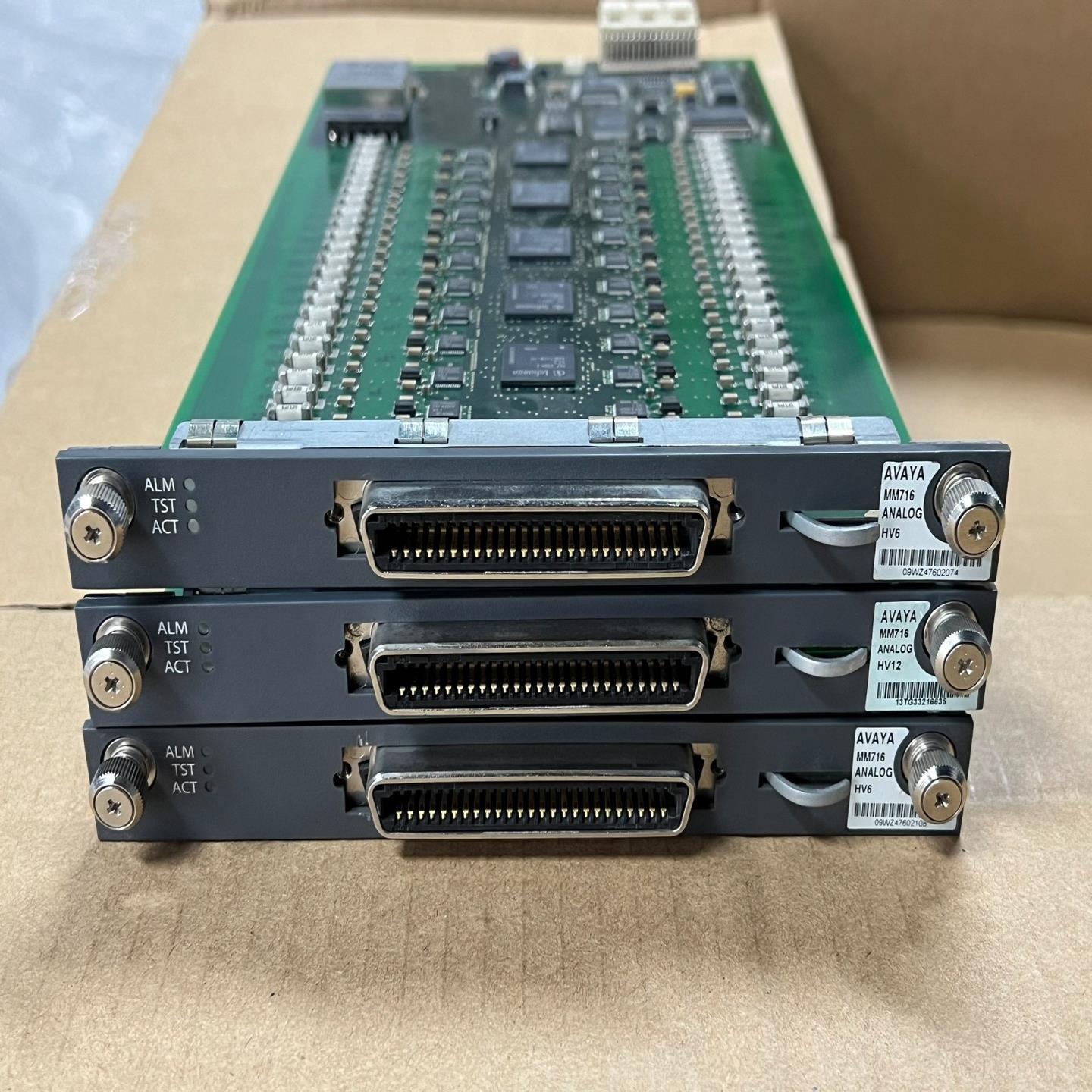 avaya亚美亚MM716板卡  多张（基数电子）
