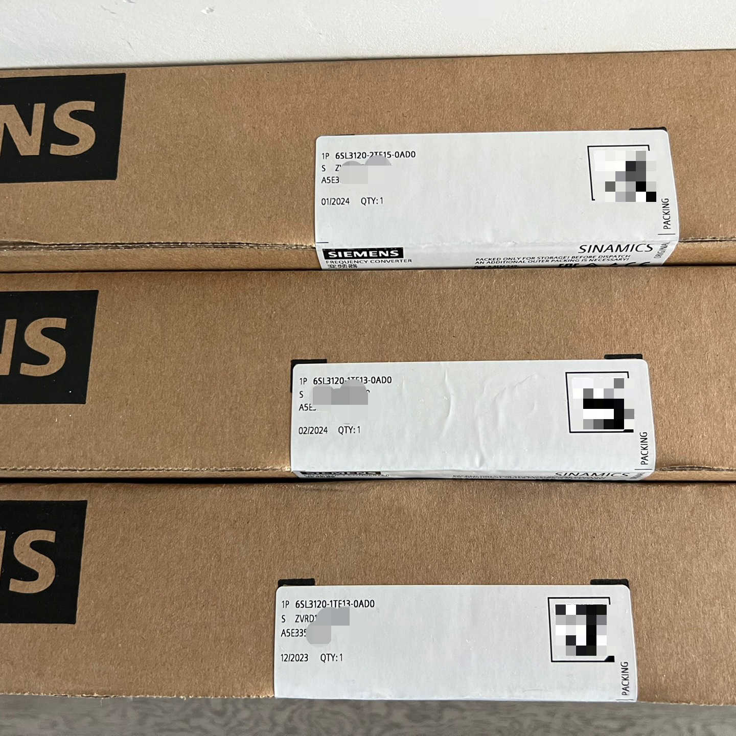 议~西门子 S120 电机模块， 6SL3120-2TE15-0