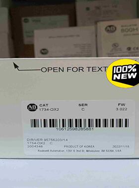 1734-OX2罗克韦尔AB1734ox2议价