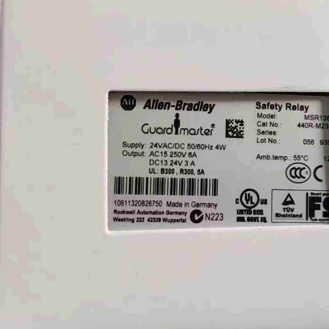 议~Allen-Bradley安全继电器AB MSR138DP
