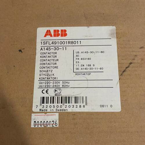 A145-30-11 220VABB交流接触器~询价
