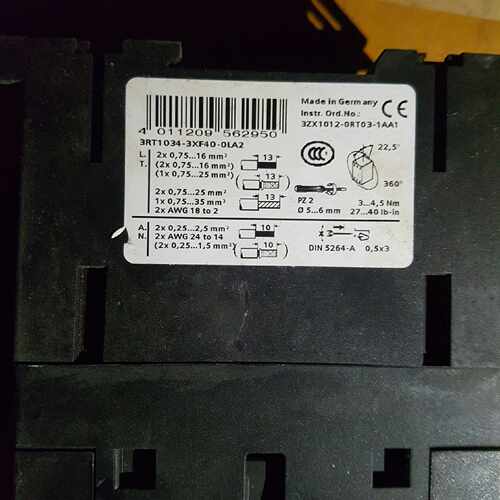 (议价)西门子接触器3RT1034-3XF40-0LA2，有需要联系