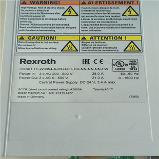 W0054 议价 力士乐驱动器S01.1E