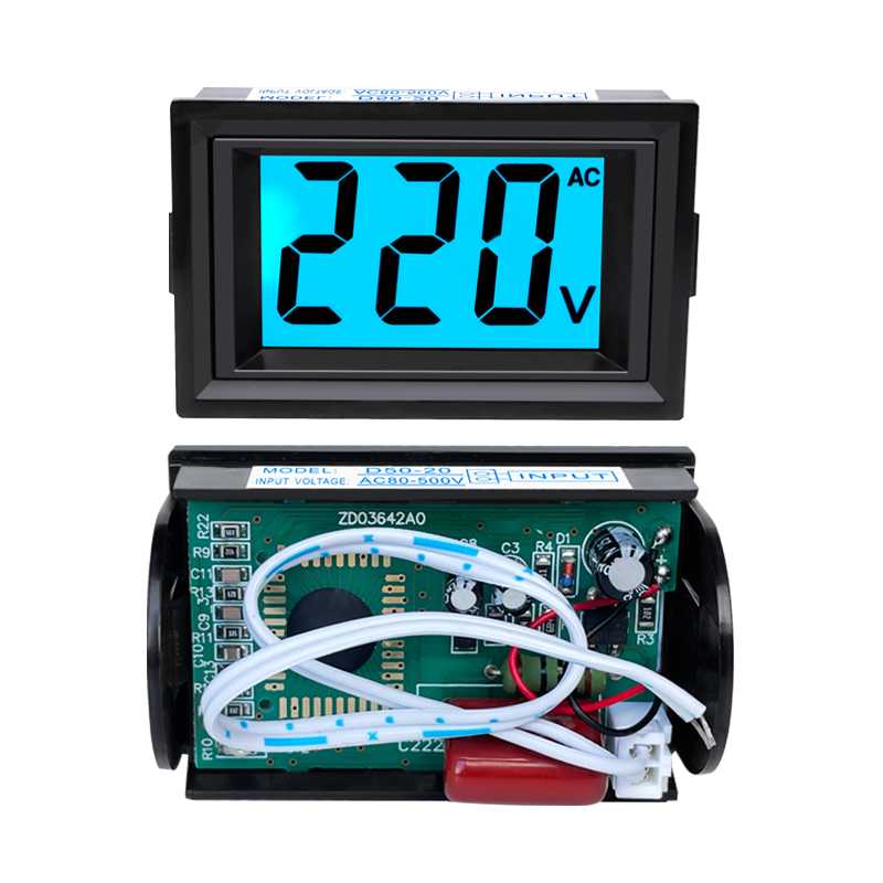 稳压器用交流数显电压表220V380V数字表头替换91L18指针表D50-20