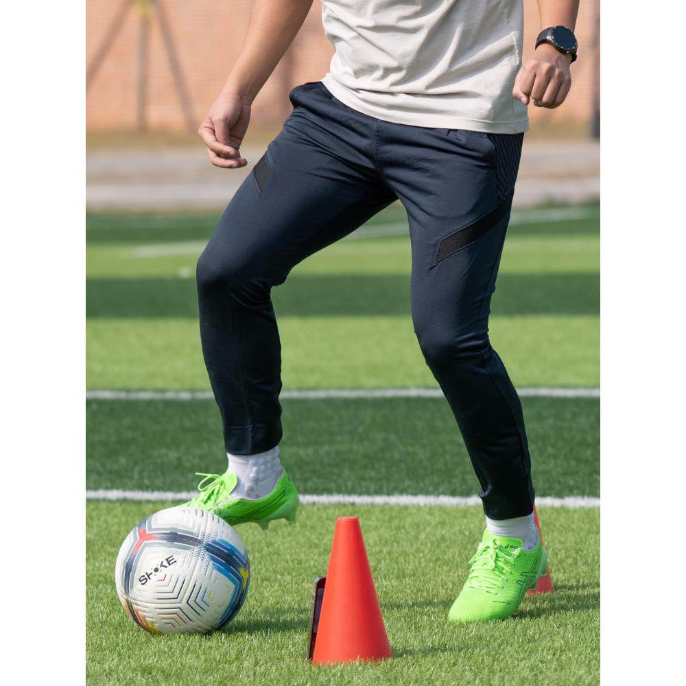 春秋足球高弹性足球训练紧身裤男士小脚修身小腿运动裤