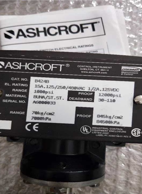 (询价)ASROFT B424B  1000PSI