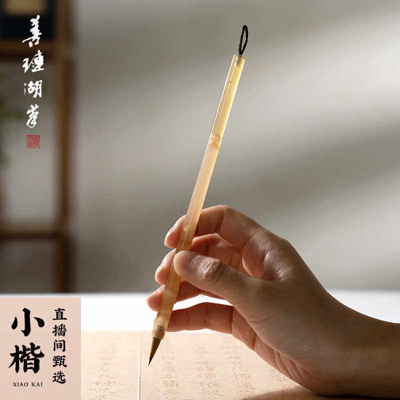 善琏湖笔小楷甄选大师毛笔狼毫小楷套装专业级书法楷书紫毫湖州湖