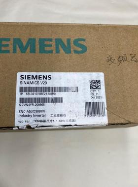 全新原装西门子变频器6SL3210-5BE21-5UV0实（瓠子电子）