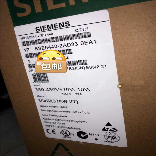 (议价)6SE6440-2AD33-0EA1变频器安装有 A