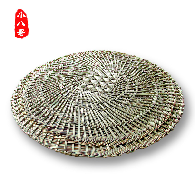 蒸笼垫草垫不粘圆形加厚加密笼屉垫10个 小八哥用蒸包子草垫子
