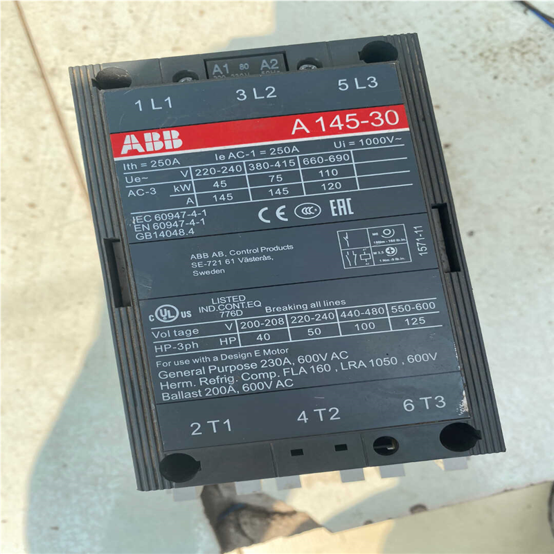 议价ABB交流接触器A145-30接触器拆机货，功能包好，实物拍