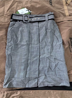 MARELLA半裙灰色半身裙31060406 尺码38【鑫鑫商铺】