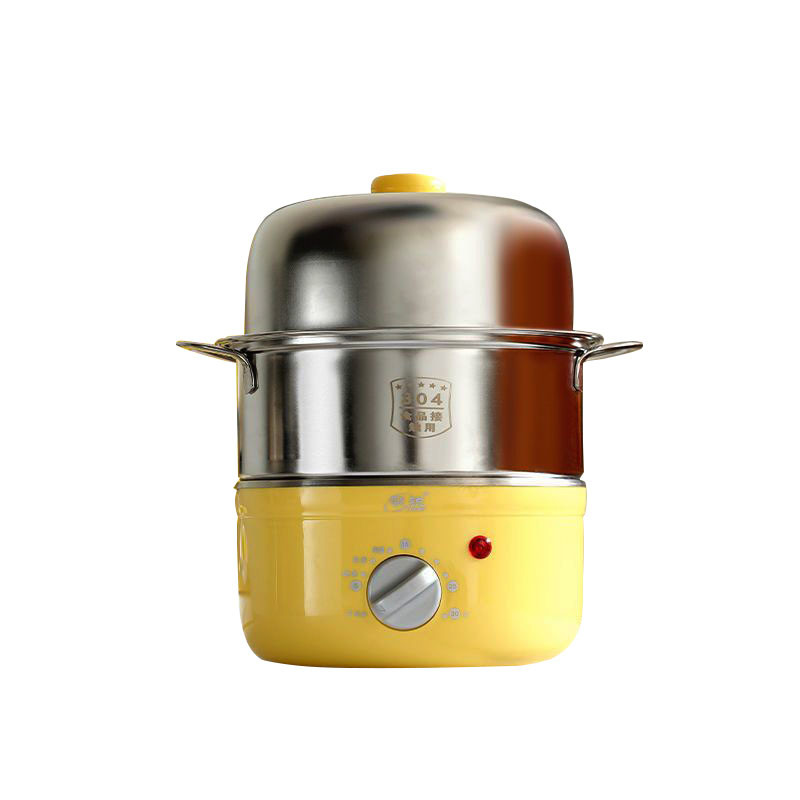领锐不锈钢定时煮蛋器家用双层小型多功能早餐蒸煮锅自断电蒸蛋羹
