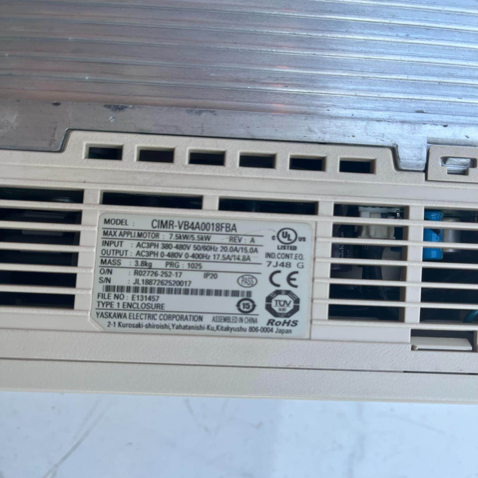 【汇生 】CIMR-VB4A0018FBA  拆机二手安川V1000系【议价】