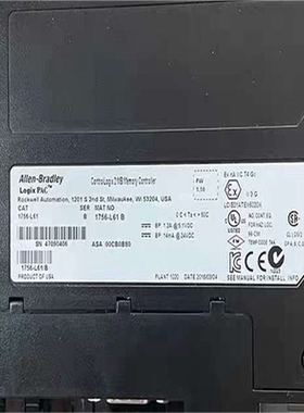 【顺庆】1756-L61 ControlLogix Logix556【议价】