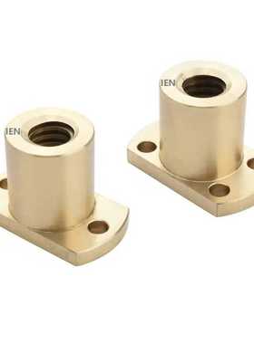 30度梯形丝杠螺帽带法兰MTSPFR MTSPNR12 14 16 20 22 25 28 32