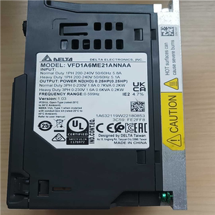 台达 VFD1A6ME议价 DELTA变频器ME300系列 型号