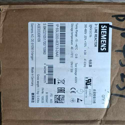 6SL3203-0CE13-2AA0电抗器~询价