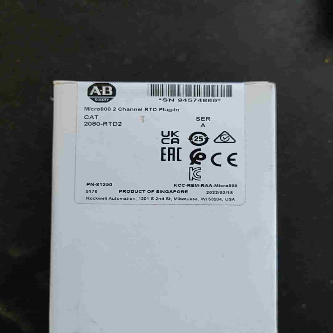 AB   2080-RTD2AB罗克韦尔Micro800插件~议价