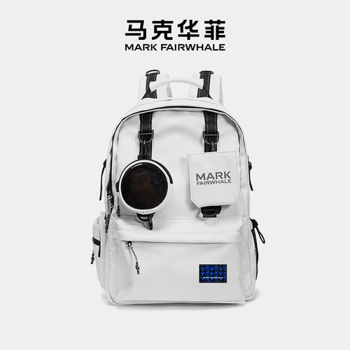 马克华菲日常双肩包休闲通用涤纶
